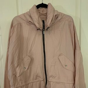 Zara Pink Windbreaker Type Jacket